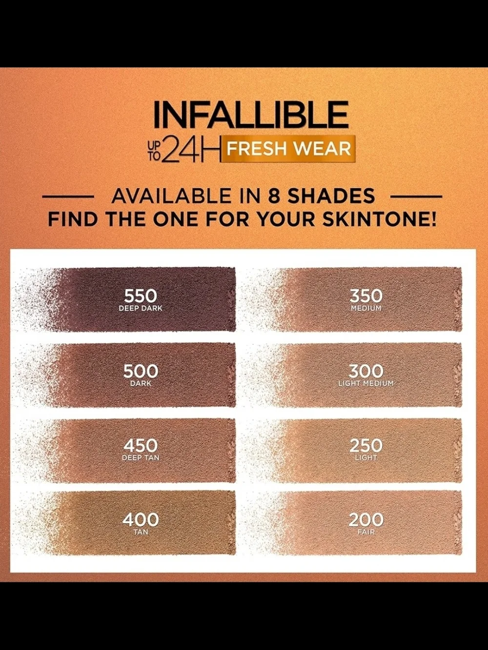 L'Oreal Infallible 24H Fresh Wear Bronzer - Fair (200) 0.31oz BNIB